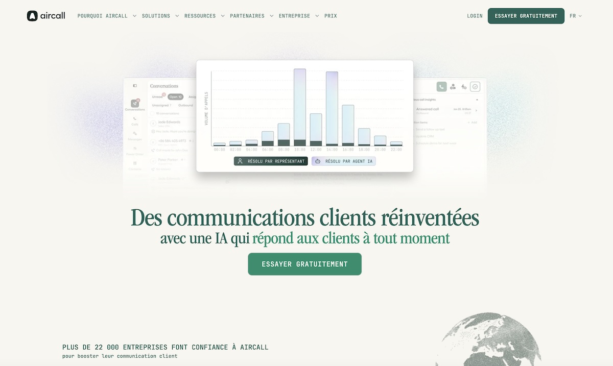 Comment les nouveaux outils IA d&rsquo;Aircall transforment la relation client : amélioration de l&rsquo;efficacité et de la satisfaction