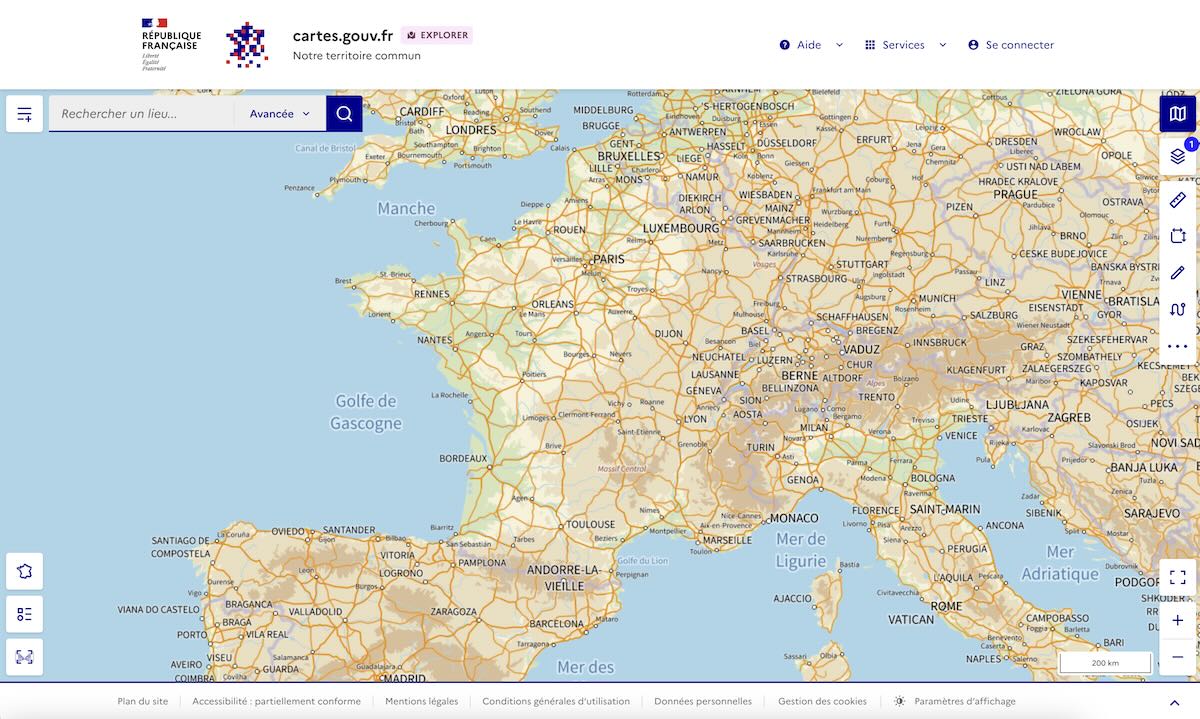 Cartes.gouv.fr, un Google Maps français : Découvrez cette alternative avec des données géographiques uniques